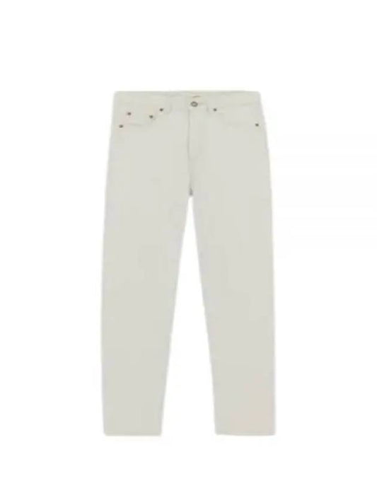 Denim Straight Pants 614443Y07WA 9771 WHITE - SAINT LAURENT - BALAAN 2