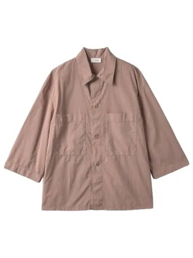 Boxy Military Shirt Cappuccino - LEMAIRE - BALAAN 1