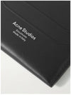 Silver Logo Card Wallet Black - ACNE STUDIOS - BALAAN 5