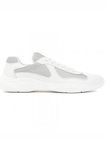 Men s America Cup Sneakers White 4E3400 6GW - PRADA - BALAAN 1