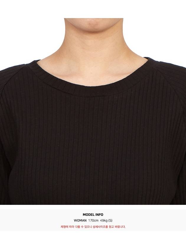 Basic Organic Cotton Fleece Sweatshirt Black - BASERANGE - BALAAN 6