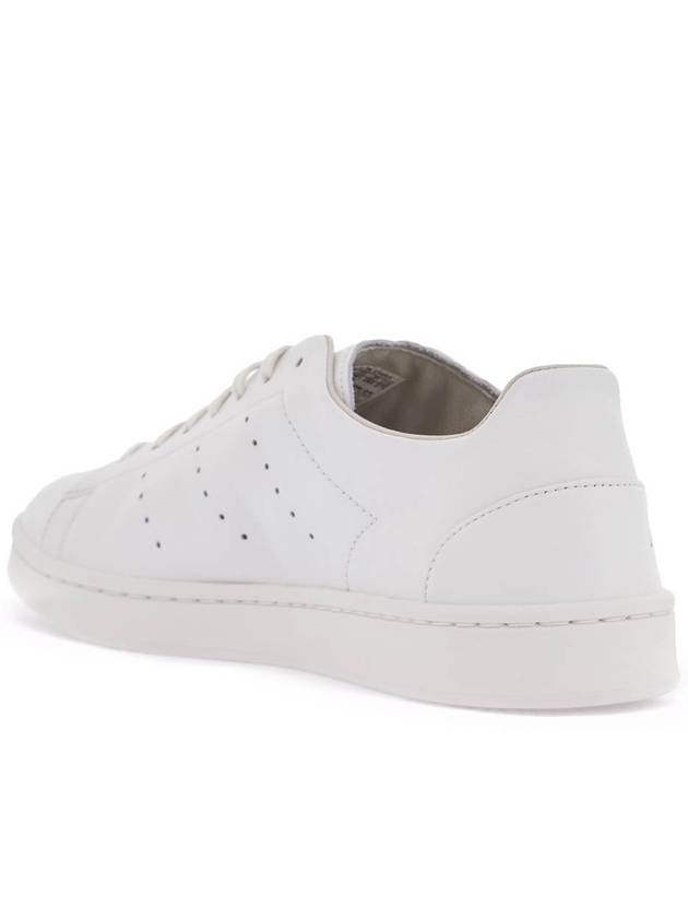 white leather sneakers with minimalist design - Y-3 - BALAAN 3