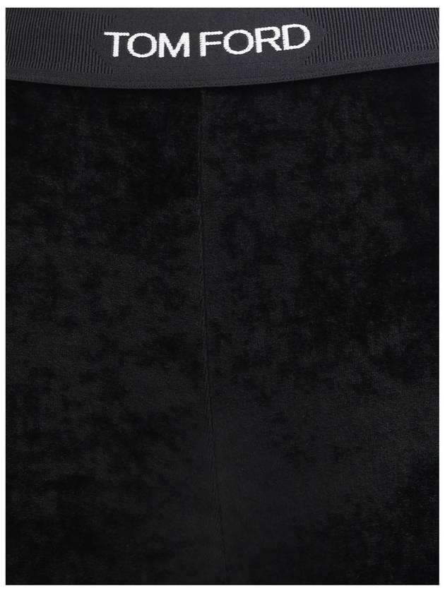 Stretch Velvet Signature Leggings PAJ121 JEX065LB999 B0011027224 - TOM FORD - BALAAN 4