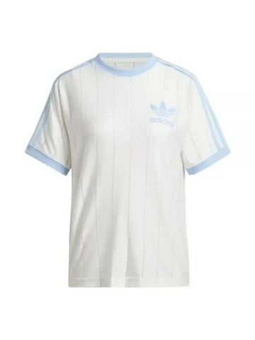 Three Stripes T Shirt OFFWHITE Off White KR Women - ADIDAS - BALAAN 1