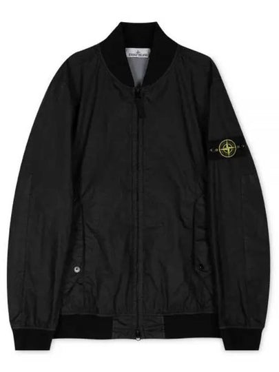 Membrana 3L TC Bomber Jacket Black - STONE ISLAND - BALAAN 2