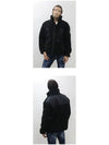 Jimbo Eco Shearling Fleece Zip-Up Jacket Black - MOOSE KNUCKLES - BALAAN 4