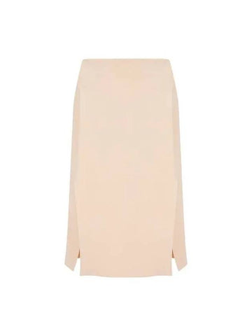 STELLA McCARTNEY Knitted Easy Slit Skirt Light Beige - STELLA MCCARTNEY - BALAAN 1