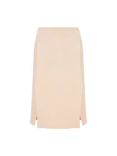 STELLA McCARTNEY Knitted Easy Slit Skirt Light Beige - STELLA MCCARTNEY - BALAAN 1