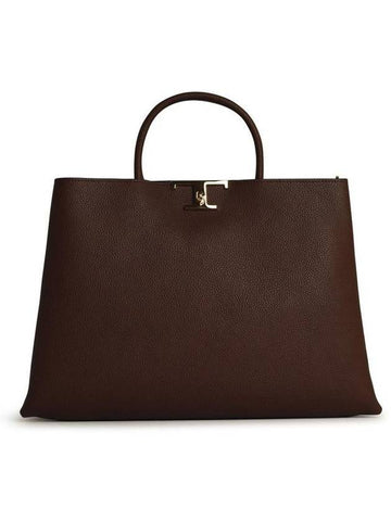 Tod'S Medium 'T Timeless' Brown Leather Bag - TOD'S - BALAAN 1