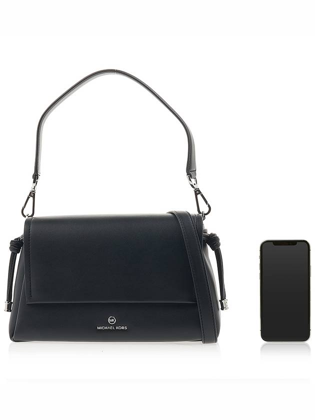 Pearl Flap Logo Lettering Cross Bag Black - MICHAEL KORS - BALAAN 7