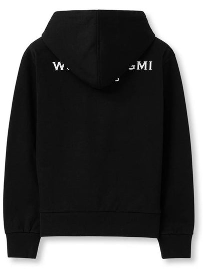 Back Logo Cotton Hoodie Black - WOOYOUNGMI - BALAAN 2