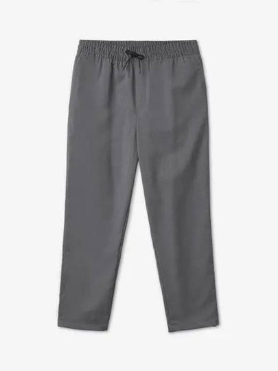 Effect Drawstring Straight Pants Grey Melange - MAISON KITSUNE - BALAAN 2