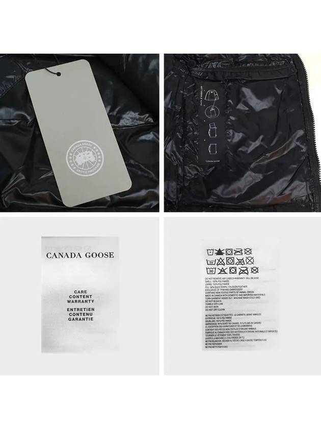 Crofton Logo Patch Padding Vest Black - CANADA GOOSE - BALAAN 8