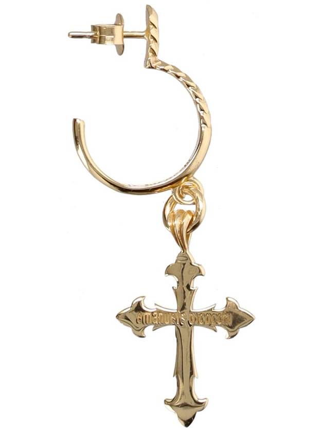 Emanuele Bicocchi Earring Cross Gold - EMANUELE BICOCCHI - BALAAN 2