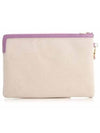 Logo Strap Small Pouch Bag White Purple - CELINE - BALAAN 4