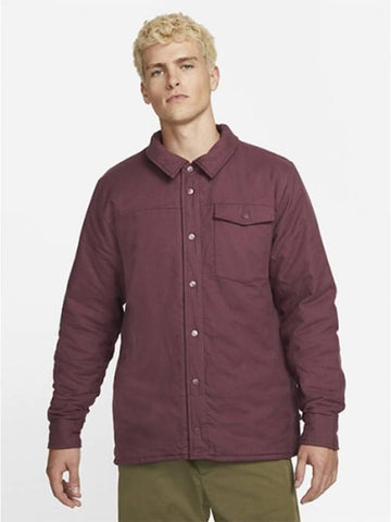 01 DA4247 646 SB Therma Fit Skate Padded Shirt Burgundy - NIKE - BALAAN 1