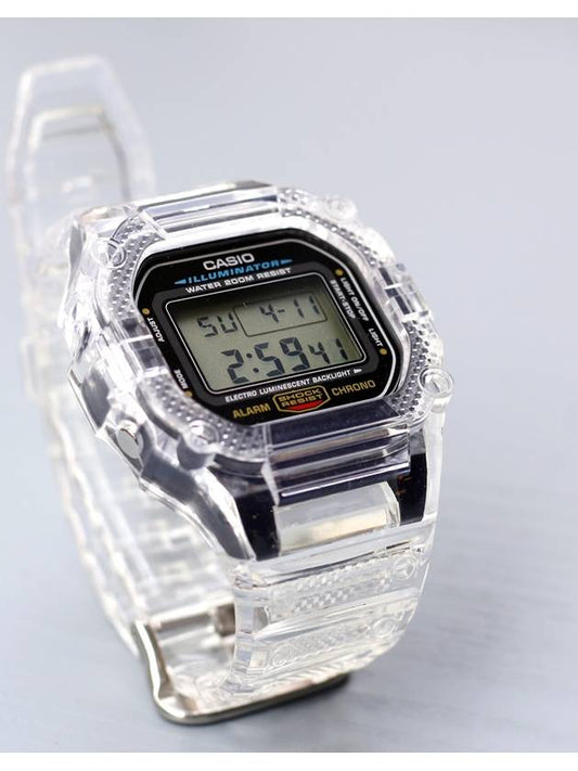 Casio Transparent Clear Vintage Electronic Wristwatch - G-SHOCK - BALAAN 1