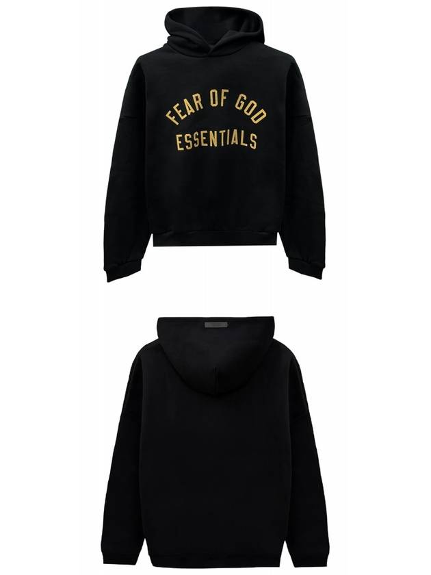 Essential Fleece Hooded Black Men s T Shirt 192BT246258F 001 TEO - FEAR OF GOD - BALAAN 4