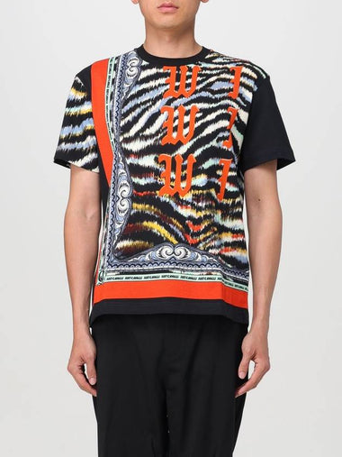 T-shirt Just Cavalli in cotone con stampa animalier - JUST CAVALLI - BALAAN 1