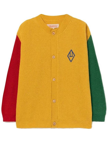 Kids Triple Color Regular Fit Cardigan F22101 099AX - THE ANIMALS OBSERVATORY - BALAAN 1