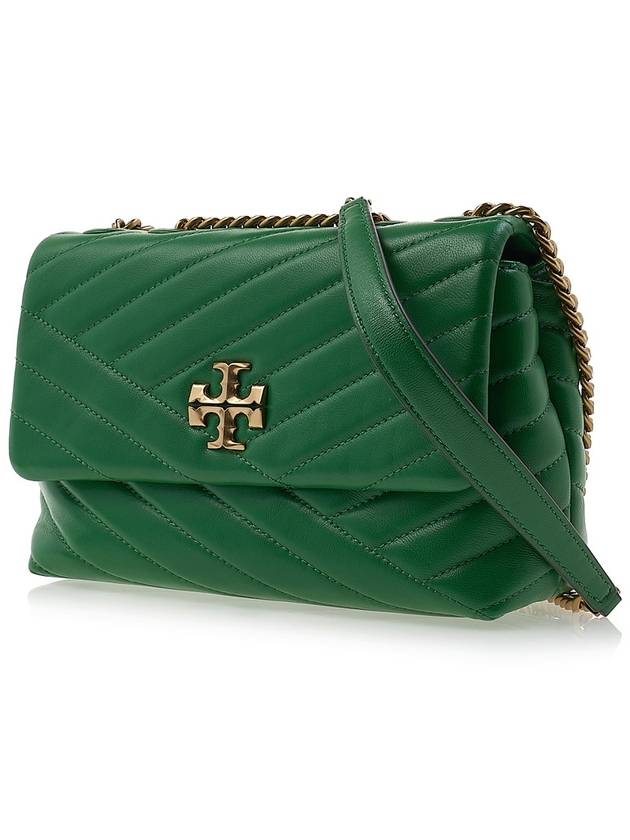 Kira Chevron Convertible Strap Small Shoulder Bag Monstera - TORY BURCH - BALAAN 3