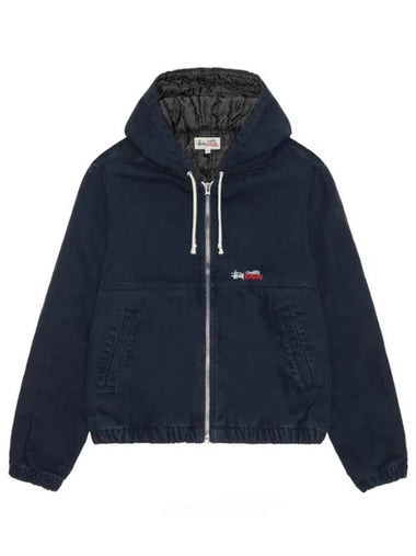 Insulated Canvas Work Jacket Navy 115716 - STUSSY - BALAAN 1