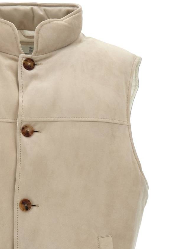 Brunello Cucinelli Suede Vest - BRUNELLO CUCINELLI - BALAAN 3