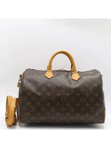 M40392 Monogram Canvas Bandouli re Speedy 35 Tote Bag Shoulder Strap 2WAY - LOUIS VUITTON - BALAAN 1