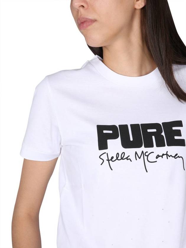 23 fw T-shirt WITH logo 6J02083SPX669000 B0040369615 - STELLA MCCARTNEY - BALAAN 5