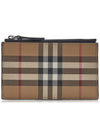 Vintage Check Leather Card Wallet Beige - BURBERRY - BALAAN 2