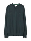 V neck merino wool sweater men s knit - LACOSTE - BALAAN 1