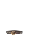 GG Marmont Thin Belt Beige - GUCCI - BALAAN 2