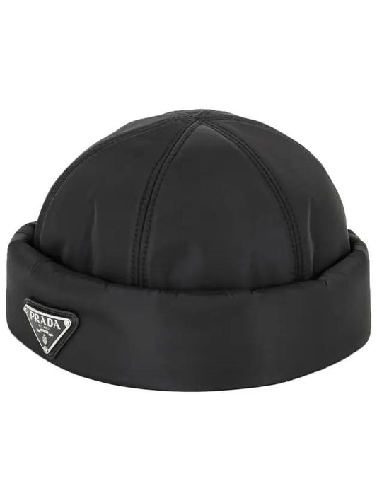 nylon beanie black - PRADA - BALAAN 1