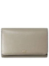 Women's Continental Medium French Medium Wallet Solid Grey - MULBERRY - BALAAN 2