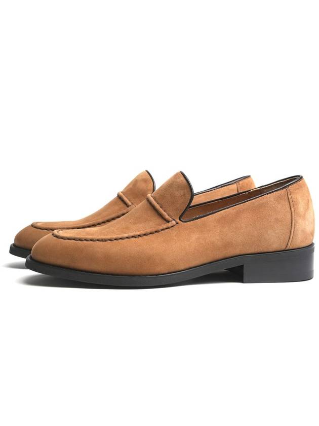 Allen Suede Stitch Loafer MocaBeige - FLAP'F - BALAAN 3