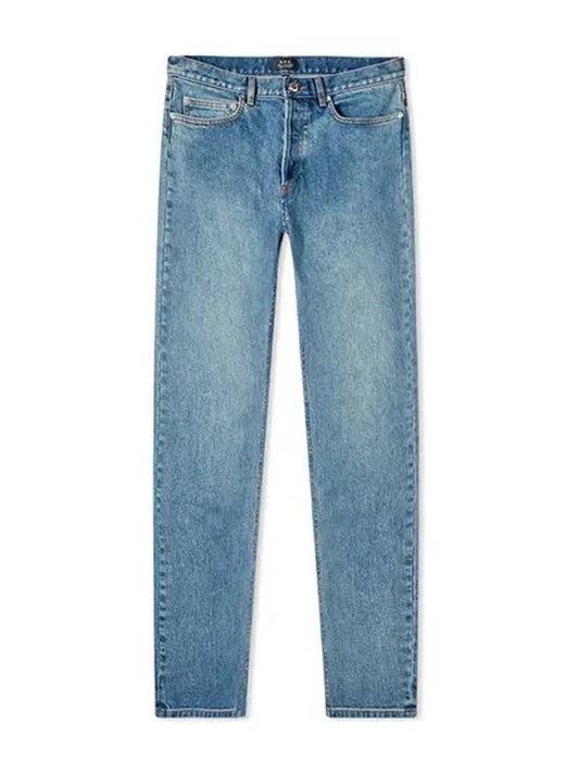 Men's New Standard Stonewashed Denim Jeans Indigo - A.P.C. - BALAAN.