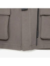 Cashmere muffler duffel coat olive - NOIRER FOR WOMEN - BALAAN 7