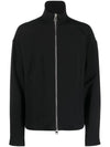 Stand Collar Zip-Up Jacket Black - ALEXANDER MCQUEEN - BALAAN 2