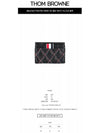 Caviar Agneau RWB Quilting Double Sided Card Wallet Black - THOM BROWNE - BALAAN 3