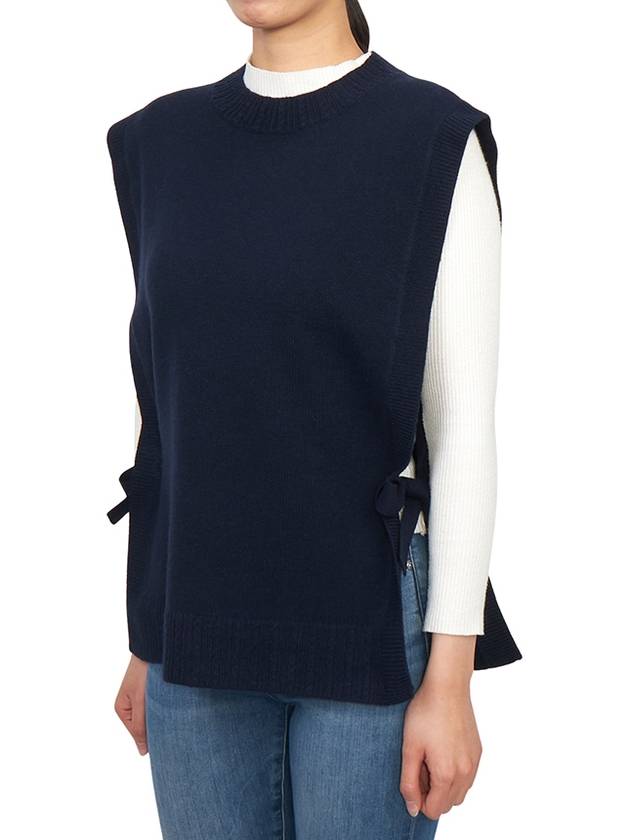 Margot Knitted Vest Dark Navy - A.P.C. - BALAAN 3