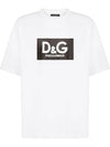 D&G Print Cotton Short Sleeve T-Shirt White - DOLCE&GABBANA - BALAAN 2