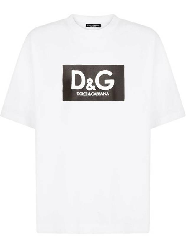 D&G Print Cotton Short Sleeve T-Shirt White - DOLCE&GABBANA - BALAAN 2