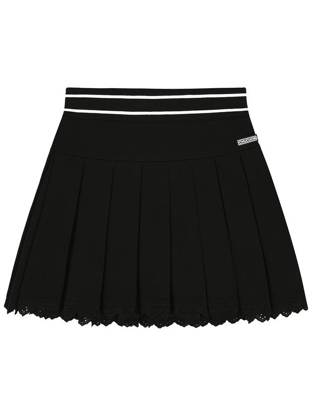 CBDFW SK004W Lace Pleated Skirt - CHUCUCHU - BALAAN 3