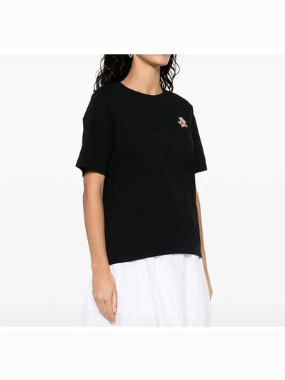 Speedy Fox Patch Comfort Short Sleeve T-Shirt Black - MAISON KITSUNE - BALAAN 2