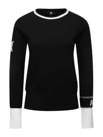 Anew Women s Cashmere Blend Intarsia Sweater AGCKN03 BK Domestic Product GQCY22091633945 - ANEWGOLF - BALAAN 1