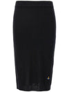 Embroidered ORB Pencil Skirt Black - VIVIENNE WESTWOOD - BALAAN 3