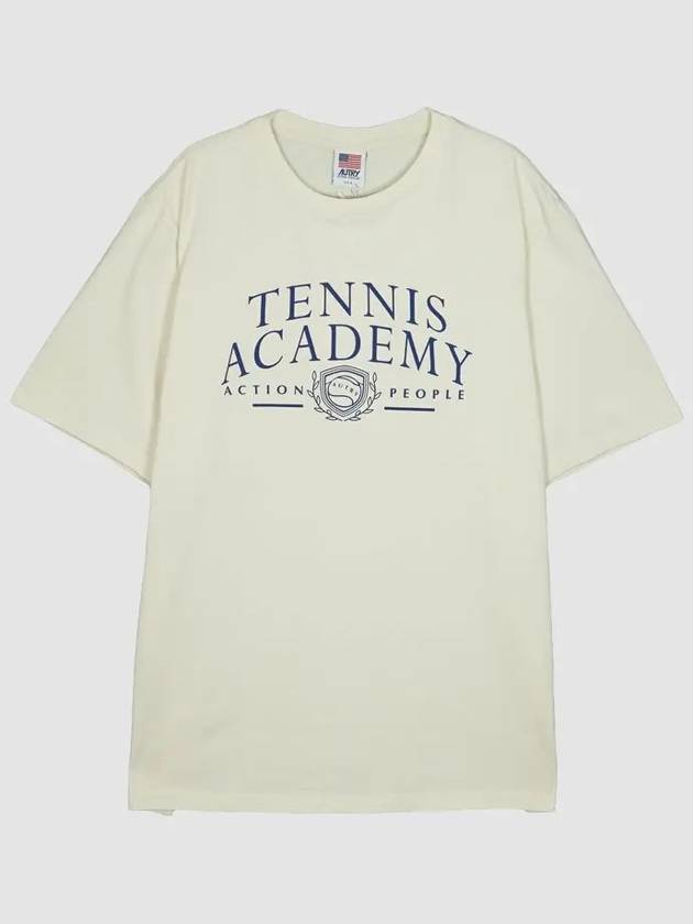 Tennis Crew Neck Short Sleeve T Shirt White - AUTRY - BALAAN 2