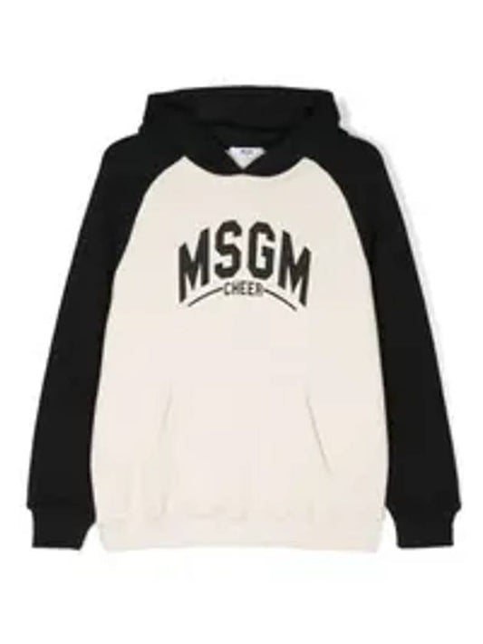 logo hood white black - MSGM - BALAAN 1