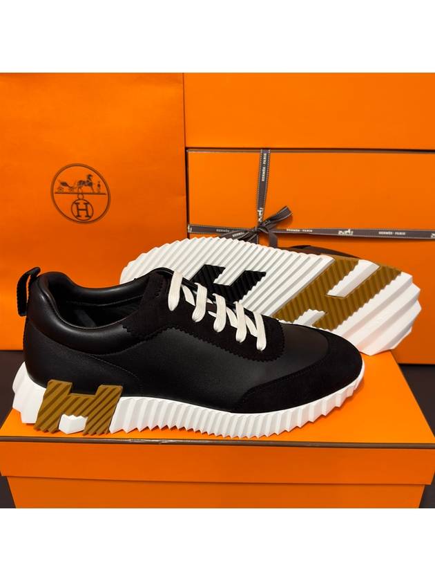 Bouncing Low Top Sneakers Noir - HERMES - BALAAN 6