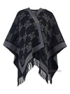 Women s Fringe Wool Cape FRINE 008 - MAX MARA - BALAAN 1